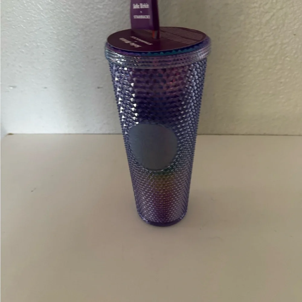 STARBUCKS + Sofie Birkin Rainbow Pride Bling Studded Venti Tumbler